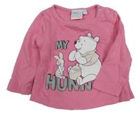 Ružové tričko s Pú Disney