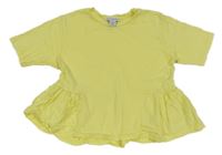 Žlté crop tričko PRIMARK