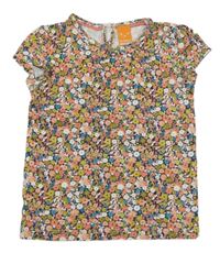 Kytičkované tričko PUSBLU