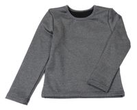 Tmavošedé melírované thermo triko PRIMARK