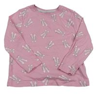 Růžové triko s baletními piškoty Primark