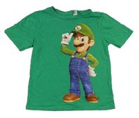 Zelené tričko s Luigim H&M