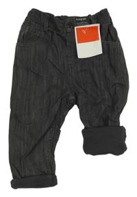 Nové - Tmavosivé podšité rifle M&S