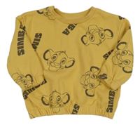 Žltá mikina so Simbou Primark