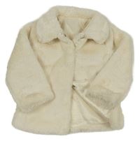 Krémová kožušinová podšitá bunda St. Bernard