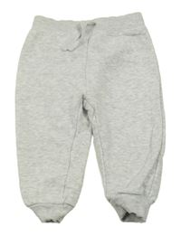 Světlešedé melírované tepláky Primark