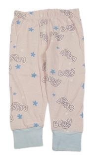 Světlerůžové pyžamové kalhoty s mraky - Bluey Mothercare