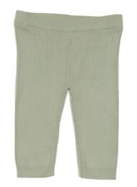 Zelenkavé rebrované pletené tepláky F&F