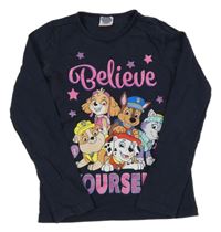 Tmavomodré triko s Paw Patrol Nickelodeon