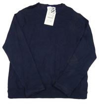 Nové - Tmavomodrý ľahký sveter Zara