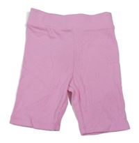 Ružové rebrované elastické kraťasy Primark