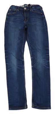 Tmavomodré skinny fit rifle H&M