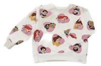 Smotanová mikina so srdiečkami a Disney princeznami Disney