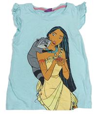 Světlemodrý top s Pocahontas Disney