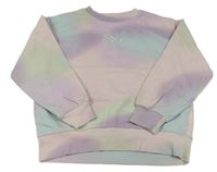 Lila-zelená mikina s motýlkom H&M