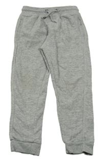 Šedé melírované tepláky Nutmeg