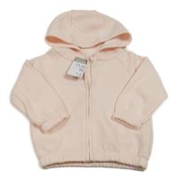 Nové - Světlerůžová propínací mikina s kapucí Primark