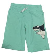 Zelené kraťasy so žralokom C&A