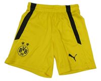 Žluté sportovní funkční fotbalové kraťasy BVB Puma