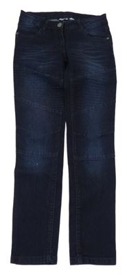Tmavomodré skinny rifle Pepperts