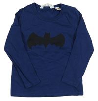 Tmavomodré tričko s netopýrem - Batman H&M