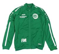 Zelená prepínaci športová mikina s nápismi Jako