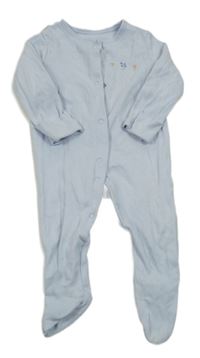 Světlemodrý overal s květy George