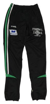 Čierno-zelno-biele tepláky s pruhmi a nápismi O´neill