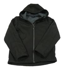 Černá softshellová funkční bunda s kapucí Mountain Warehouse