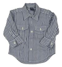 Modro-biela pruhovaná košeľa GAP