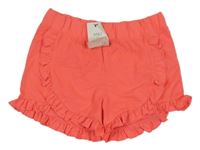 Nové - Neónově ružové kraťasy s volánikmi M&S