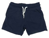 Tmavomodré teplákové kraťasy C&A