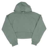 Zelená crop mikina s kapucňou Primark