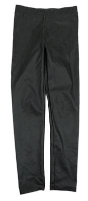 Černé potažené legíny H&M