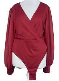 Dámské červené halenkové body Shein 