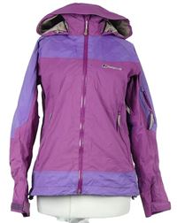 Dámská fialová šusťáková outdoorová bunda s kapucí Berghaus 