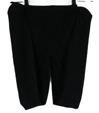 Dámske čierne teplákové pančuchy