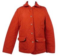 Dámska červená šušťáková prešívaná zateplená bunda