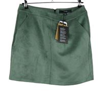 Nové - Dámska zelená semišová sukňa Vero Moda