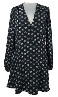 Dámské černé šaty s mušlemi Glamorous 