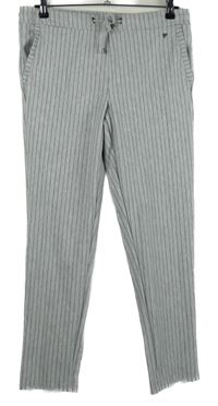 Dámské šedé proužkované tregíny Kenny S. 