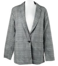 Dámské černo-růžový kostkovaný blejzr Pimkie 