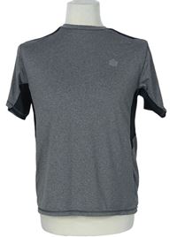 Pánske sivo-čierne športové funkčné tričko Admiral