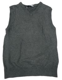 Sivá svetrová vesta M&S