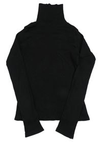 Čierny rebrovaný rolák