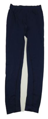 Tmavomodré spodní funkční legíny Pocopiano