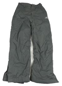 Šedé šusťákové oteplovačky Kangaroo Poo