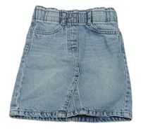 Modrá rifľová sukňa kiabi