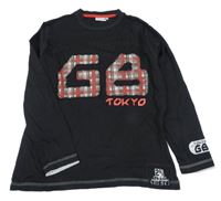 Čierne tričko s číslom