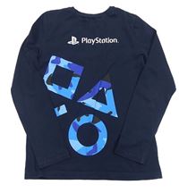 Tmavomodré triko s logem Play Station C&A